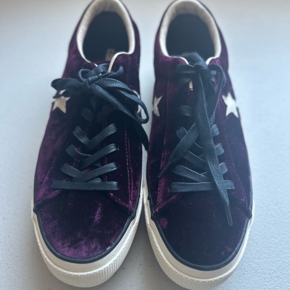 Converse velvet chunky woman’s sneakers - Picture 7 of 12